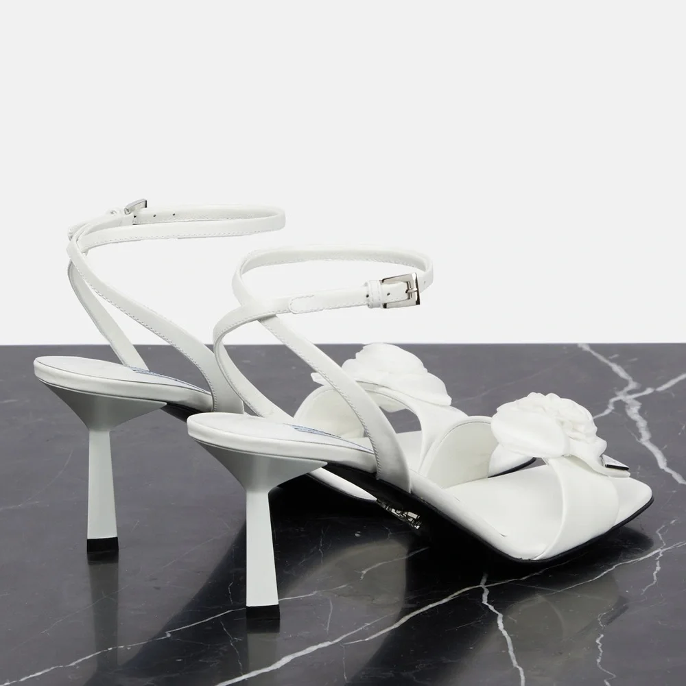 EUC PRADA Rosette leather sandals 41 - Picture 5 of 15